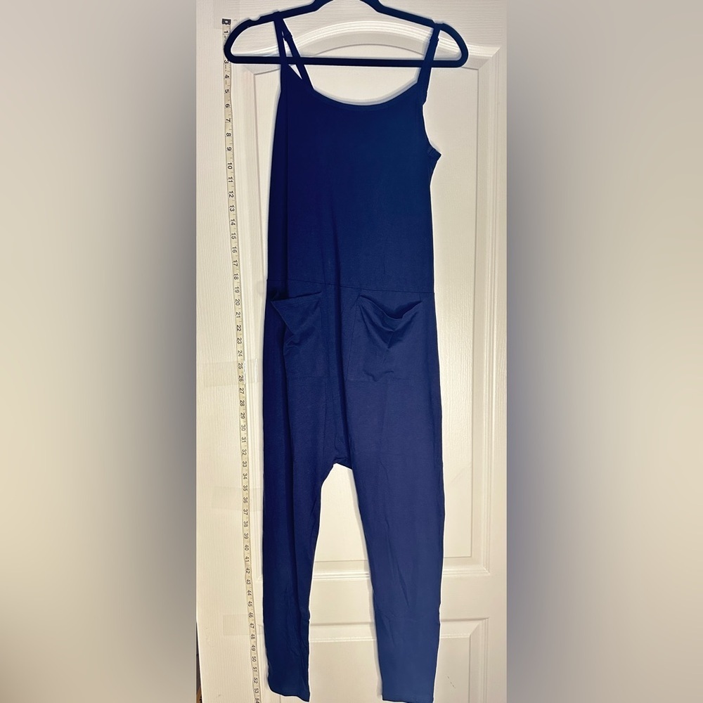 Universal Standard Ultimate Blue Lounger Sleeveless Jumpsuit Size 0-00/4XS